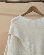 Carregar imagem no visualizador da galeria, Camisola knit creme - detalhe
