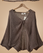 Load image in the gallery viewer,Camisola malha aberta frente
