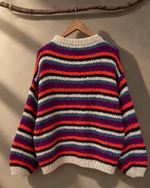 Carregar imagem no visualizador da galeria, Camisola Riscas Multicolor - Costas
