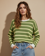 Carregar imagem no visualizador da galeria, Camisola em malha de algodão MELON
