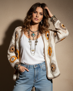 Carregar imagem no visualizador da galeria, Kimono efeito crochet PANSY
