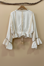 Chargez l'image dans la visionneuse de la galerie,Casaco boho ivory - costas
