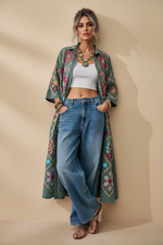 Chargez l'image dans la visionneuse de la galerie,Cleo — Vestido como Kimono com Ganga Baggy
