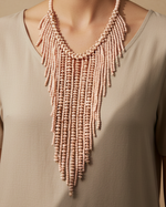 Chargez l'image dans la visionneuse de la galerie,Close-up do colar fringe nude
