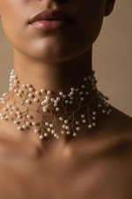Carica l'immagine nel visualizzatore della galleria,Colar Pérolas — Close-up Dramático
