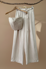 Carregar imagem no visualizador da galeria, Conjunto crochet + linho
