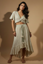 Carregar imagem no visualizador da galeria, Conjunto linho - modelo morena frente corrigida
