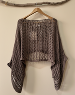 Chargez l'image dans la visionneuse de la galerie,Crochet top castanho - frente 2
