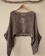 Chargez l'image dans la visionneuse de la galerie,Crochet top castanho - frente
