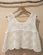 Carregar imagem no visualizador da galeria, Cropped top renda — alternativa
