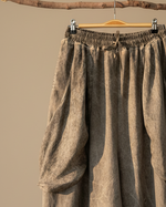 Carregar imagem no visualizador da galeria, Detalhe — calças boho cinza-caqui
