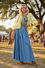 Chargez l'image dans la visionneuse de la galerie,Editorial boho-chic festival com calças compridas
