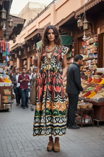 Carregar imagem no visualizador da galeria, Editorial de moda boho-chic no Souk de Marrakech
