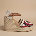 Carregar imagem no visualizador da galeria, Espadrille crochet - vista lateral traseira
