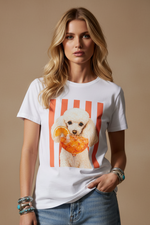 Cargue la imagen en el visor de la galería,Frente - T-shirt Poodle Naftalina

