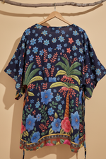 Carregar imagem no visualizador da galeria, Kimono Azul - Costas
