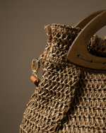 Carregar imagem no visualizador da galeria, Mala castanha detalhe
