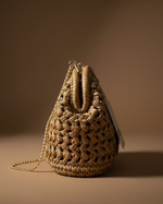 Cargue la imagen en el visor de la galería,Mala de palha Naftalina - Vista lateral
