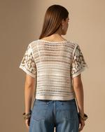 Carregar imagem no visualizador da galeria, Modelo costas top crochet
