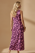 Carica l'immagine nel visualizzatore della galleria,Modelo costas - vestido floral roxo
