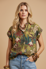 Carica l'immagine nel visualizzatore della galleria,Modelo frente - Camisa tropical

