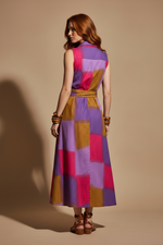 Load image in the gallery viewer,Modelo Naftalina - Vestido vibrante costas
