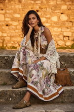 Carregar imagem no visualizador da galeria, Naftalina - Vestido Casaco Descaído + Colares
