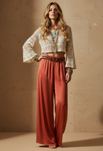 Carregar imagem no visualizador da galeria, Pantalonas acetinadas FLAME
