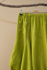 Chargez l'image dans la visionneuse de la galerie,Saia linho verde lima — detalhe
