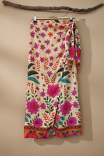 Cargue la imagen en el visor de la galería,Saia Maxi Floral - Frente
