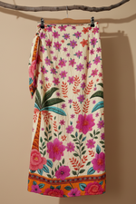 Cargue la imagen en el visor de la galería,Saia Maxi Floral - Vista 4
