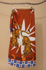 Carica l'immagine nel visualizzatore della galleria,Saia Pareo Tigre - Frente Completa
