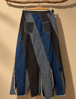 Load image in the gallery viewer,Saia patchwork denim - costas
