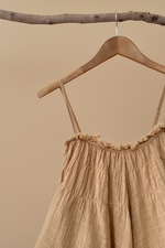 Carregar imagem no visualizador da galeria, Saia/vestido camel detalhe
