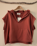 Carregar imagem no visualizador da galeria, Sweatshirt terracota — frente
