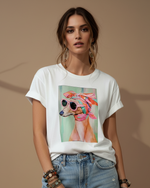 Cargue la imagen en el visor de la galería,T-shirt estampada LOULOU
