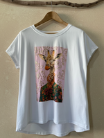 Carica l'immagine nel visualizzatore della galleria,T-shirt girafa - frente
