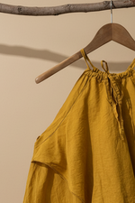 Carregar imagem no visualizador da galeria, Top amarelo mostarda - detalhe

