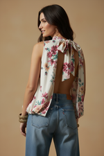 Carica l'immagine nel visualizzatore della galleria,Top floral abalonado - costas abertas
