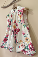 Carica l'immagine nel visualizzatore della galleria,Top floral - lateral fundo bege corrigido
