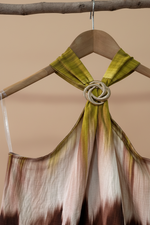 Cargue la imagen en el visor de la galería,Top halter ikat tie-dye detalhe

