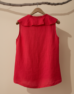 Carica l'immagine nel visualizzatore della galleria,Top linho vermelho — costas
