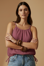 Carica l'immagine nel visualizzatore della galleria,Top Rosa — Modelo Braços Cruzados
