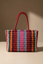 Cargue la imagen en el visor de la galería,Tote Raffia Multicolor - Costas
