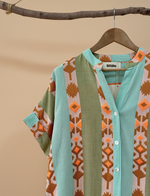 Load image in the gallery viewer,Vestido azteca - detalhe
