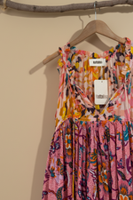 Carregar imagem no visualizador da galeria, Vestido boho floral detalhe
