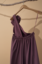 Carregar imagem no visualizador da galeria, Vestido Bordô - Foto 4 (detalhe cintura)
