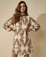Carregar imagem no visualizador da galeria, Vestido curto c/ forro PAISLEY
