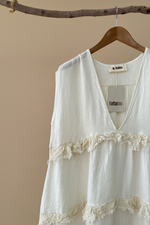 Chargez l'image dans la visionneuse de la galerie,Vestido branco detalhe
