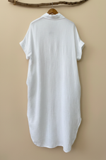 Carregar imagem no visualizador da galeria, Vestido Camisa Neon — Costas
